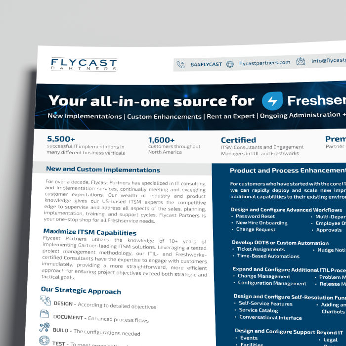 Freshworks Freshservice All in One Source Datasheet